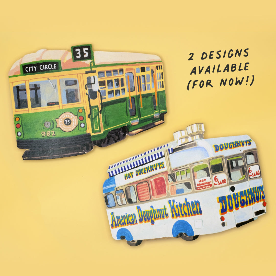 Melbourne City Circle Tram Postcard